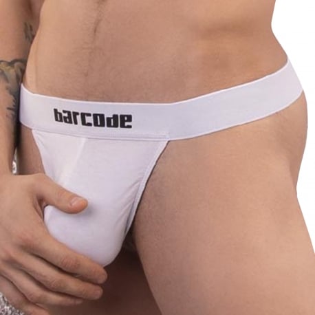 Barcode Eros Backless Thong - White