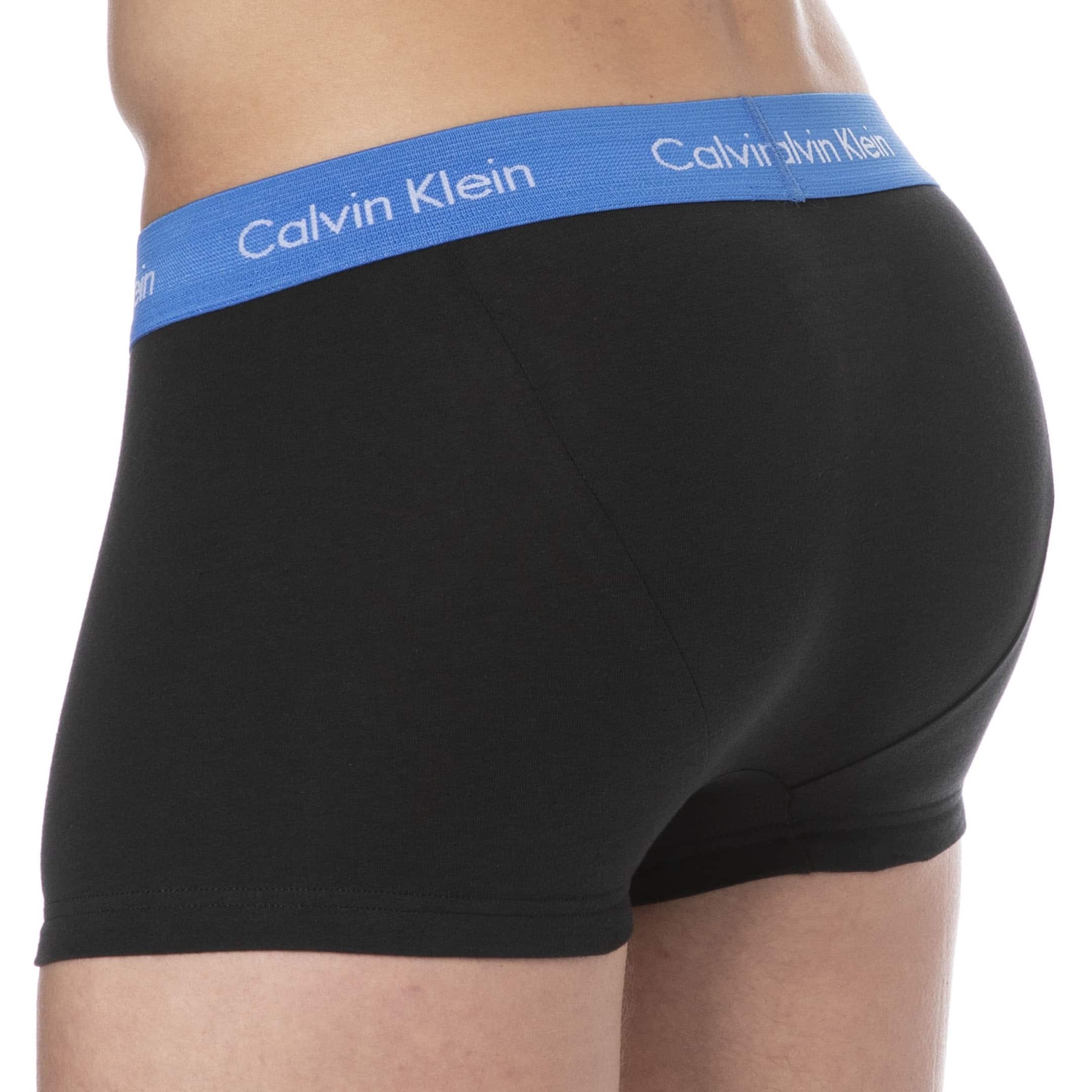 Calvin Klein 3 Pack Cotton Stretch Boxer Briefs Black Color