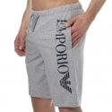 Emporio Armani Shiny Big Logo Shorts - Heather Grey