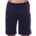 Emporio Armani Shiny Big Logo Shorts - Navy