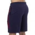 Emporio Armani Shiny Big Logo Shorts - Navy