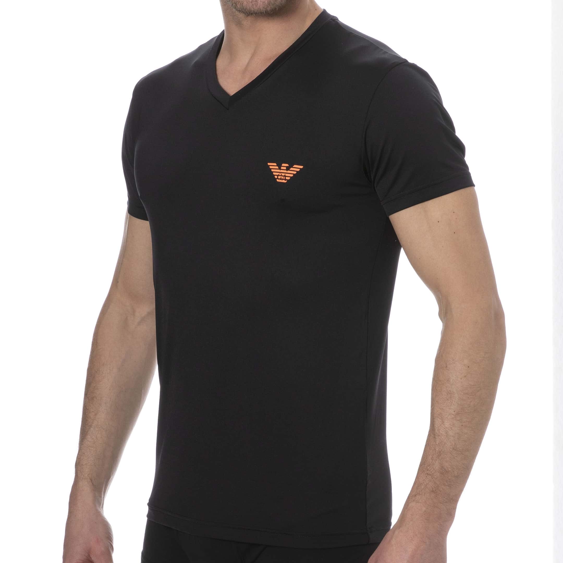 Emporio Armani Essential Microfiber T-Shirt - Black | INDERWEAR