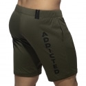 Addicted Loop Mesh Long Shorts - Khaki