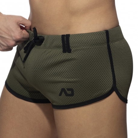 Addicted Loop Mesh Shorts - Khaki