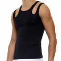 Modus Vivendi Hole Double Tank Top - Black