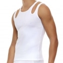 Modus Vivendi Hole Double Tank Top - White