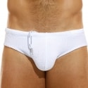 Modus Vivendi Wavy Classic Swim Briefs - White