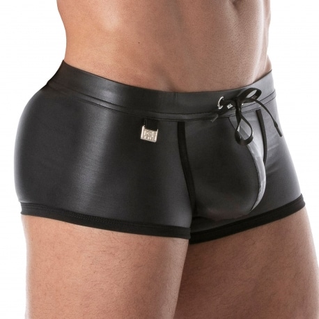 TOF Paris Fetish Swim Trunks - Black