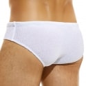 Modus Vivendi Slip de Bain Classic Wavy Blanc