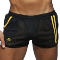 AD Fetish Pocket Rocky Shorts - Black - Yellow