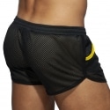 AD Fetish Pocket Rocky Shorts - Black - Yellow