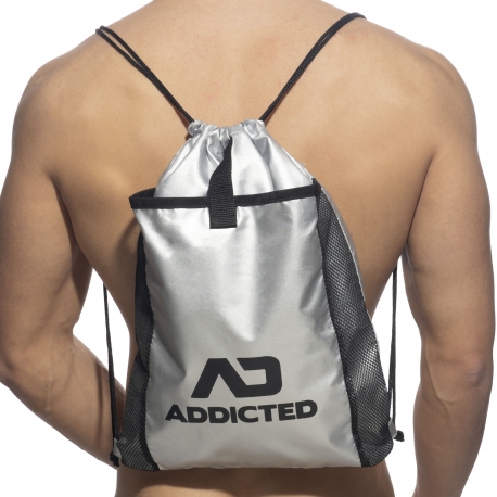 Addicted AD Beach Bag - Silver