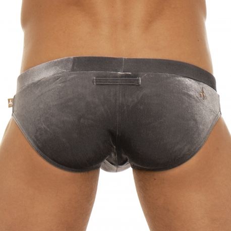 Burleigh Deluxe Swim Briefs - Grey