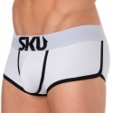 SKU Logo Cotton Trunks - White