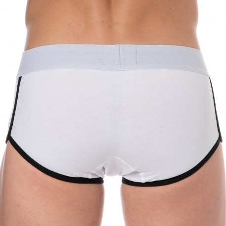 SKU Logo Cotton Trunks - White