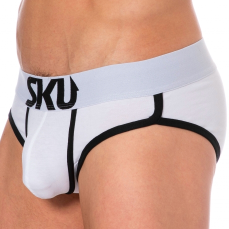 3-Pack Cotton Mini Briefs - White