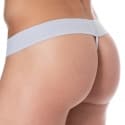 SKU Logo Cotton Thong - White