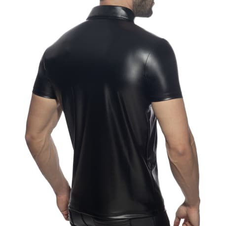 AD Fetish Rub Fetish Polo Shirt - Black