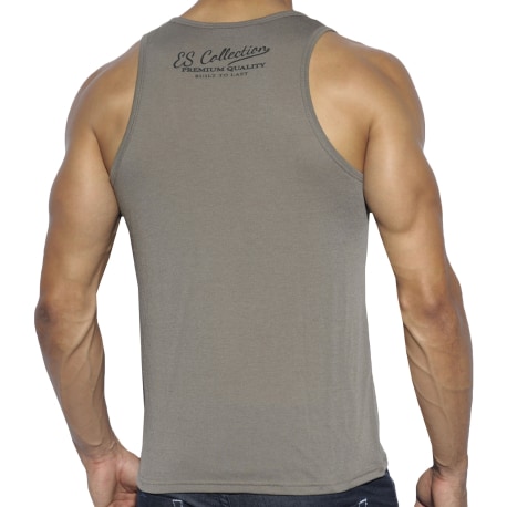 ES Collection Basic Tank Top - Khaki