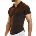 Modus Vivendi Pied de Poule Shirt - Bronze