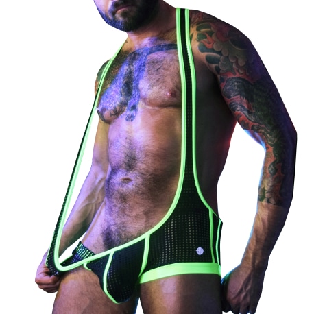 Breedwell Body Dirty Boy Noir - Vert Fluo