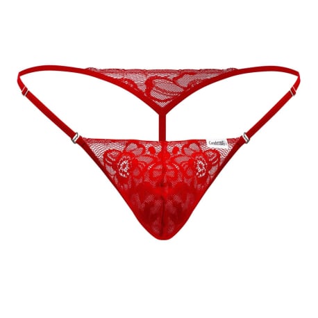 CandyMan Lace G-String - Red