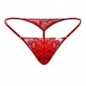 CandyMan Lace G-String - Red