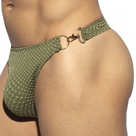 ES Collection Luxury Swim Thong - Khaki