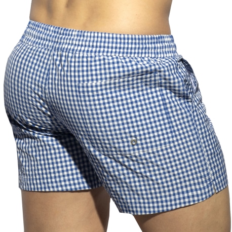 ES Collection Short de Bain Chess Bleu