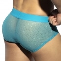 ES Collection Glitter Net Briefs - Turquoise