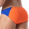 TOF Paris Slip de Bain Bikini Holidays Orange - Bleu