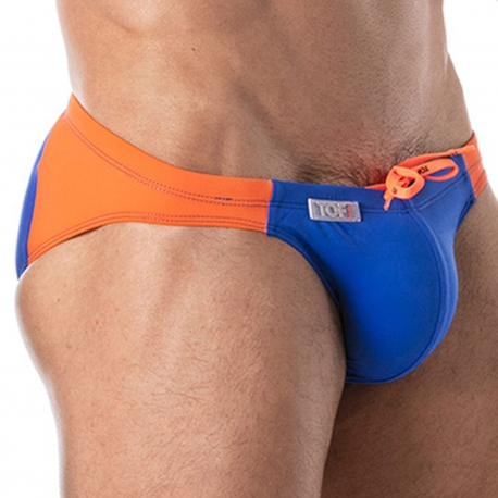 TOF Paris Holidays Swim Bikini - Blue - Orange