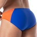 TOF Paris Slip de Bain Bikini Holidays Bleu - Orange