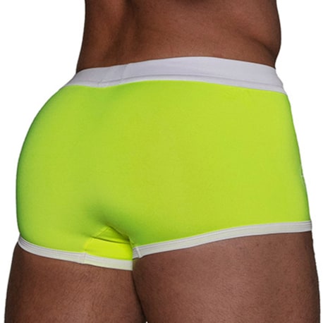 TOF Paris Boxer de Bain Neon Jaune Fluo