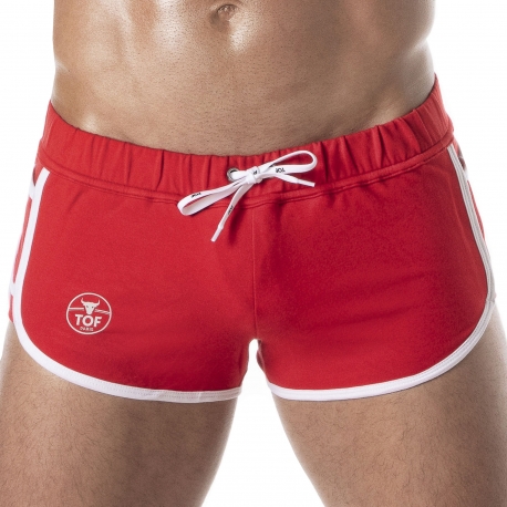 TOF Paris Retro Shorts - Red