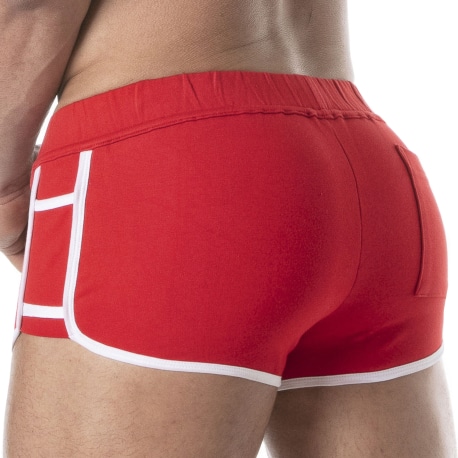 TOF Paris Short Rétro Rouge