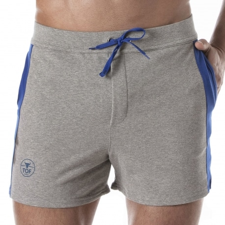 TOF Paris Football Shorts - Heather Grey