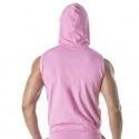 TOF Paris Sporty Sleeveless Hoodie - Pink