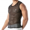 TOF Paris Mesh Tank Top - Black