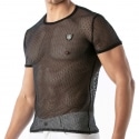 TOF Paris Mesh T-Shirt - Black