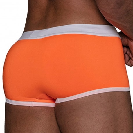 TOF Paris Neon Swim Trunks - Neon Orange