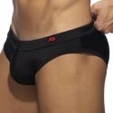 AD Fetish Allover Zip Swim Briefs - Black