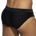 AD Fetish Allover Zip Swim Briefs - Black