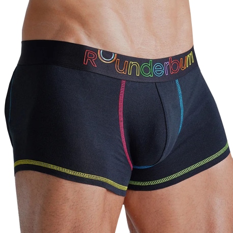 Rounderbum Boxer Padded Neon Pride Noir