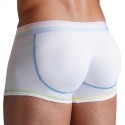 Rounderbum Neon Pride Padded Trunks - White