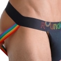 Rounderbum Jock Strap Lift Neon Pride Noir