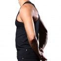 Andrew Christian Unleashed Double Strap Tank Top - Black