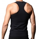 Andrew Christian Unleashed Double Strap Tank Top - Black