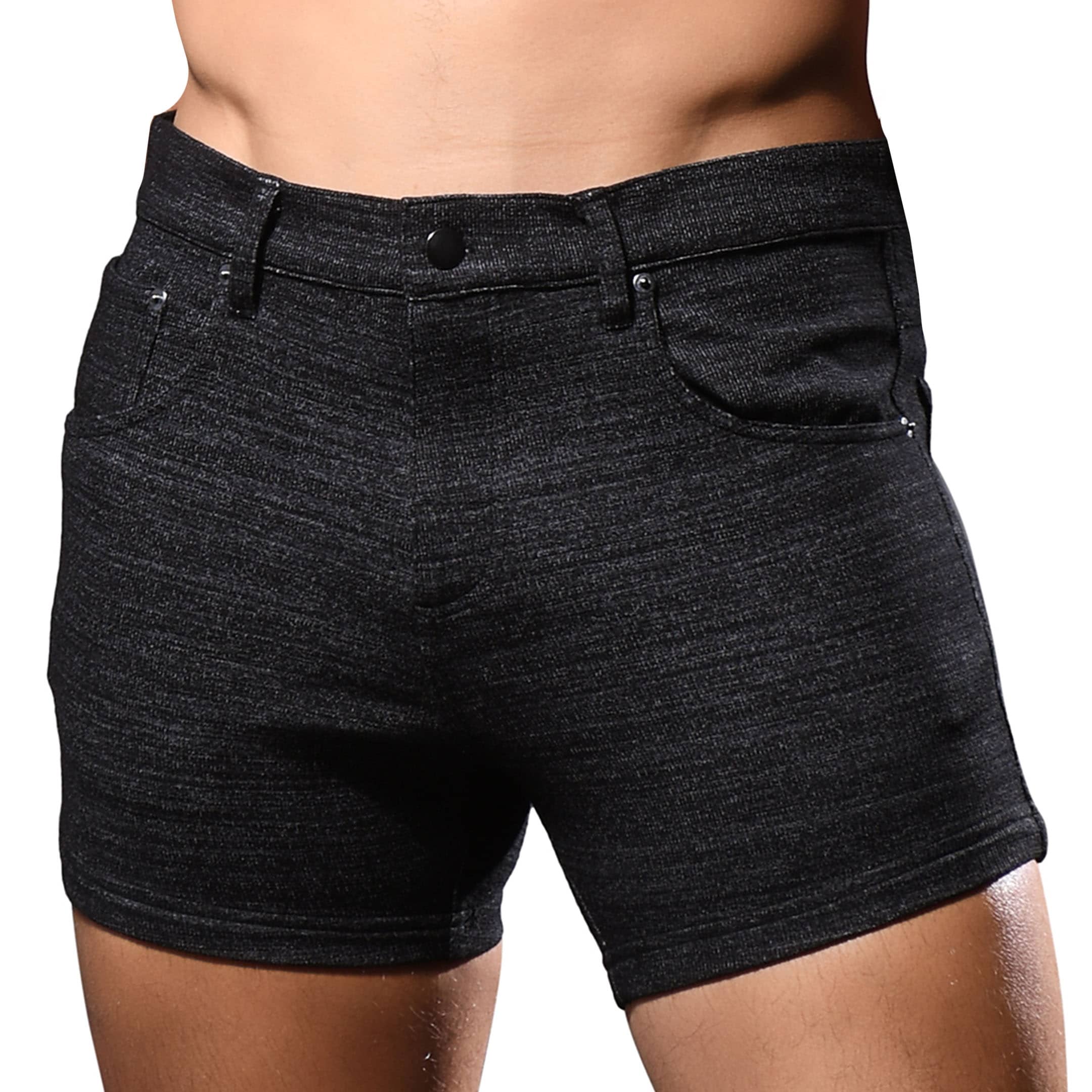 Mykonos Skinny Stretch Jean Shorts – Andrew Christian Retail