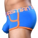 Andrew Christian Almost Naked Retro Pocket Trunks - Electric Blue